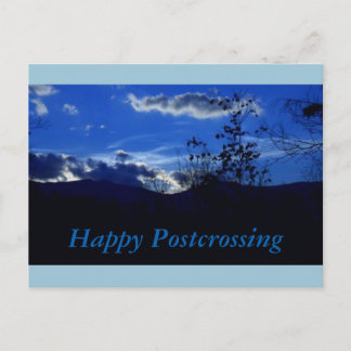 Blue Mountain Postcrossing Postcard