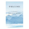 Blue Mountain Range Landscape Wedding Welcome