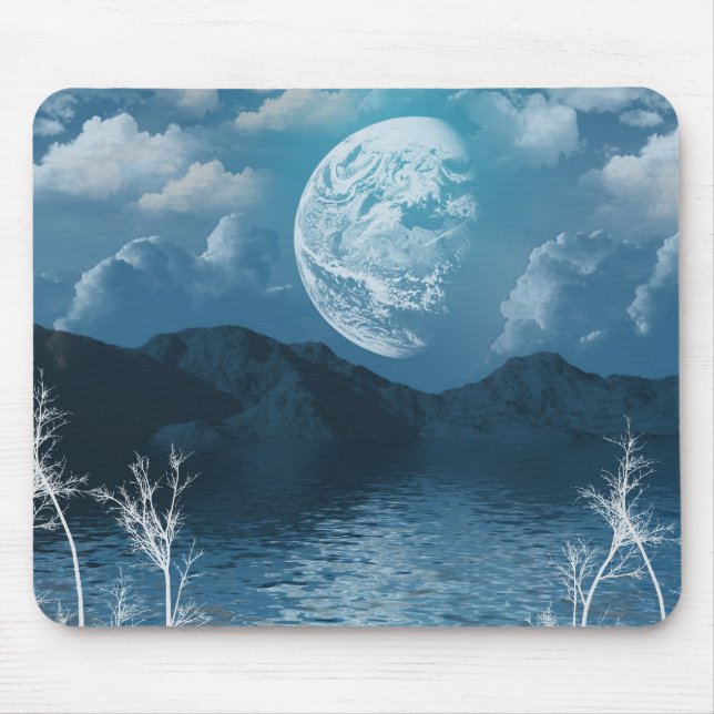 Blue Mountain Range Mouse Mat (Front)