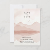 Blue Mountain Range Save The Date Photo