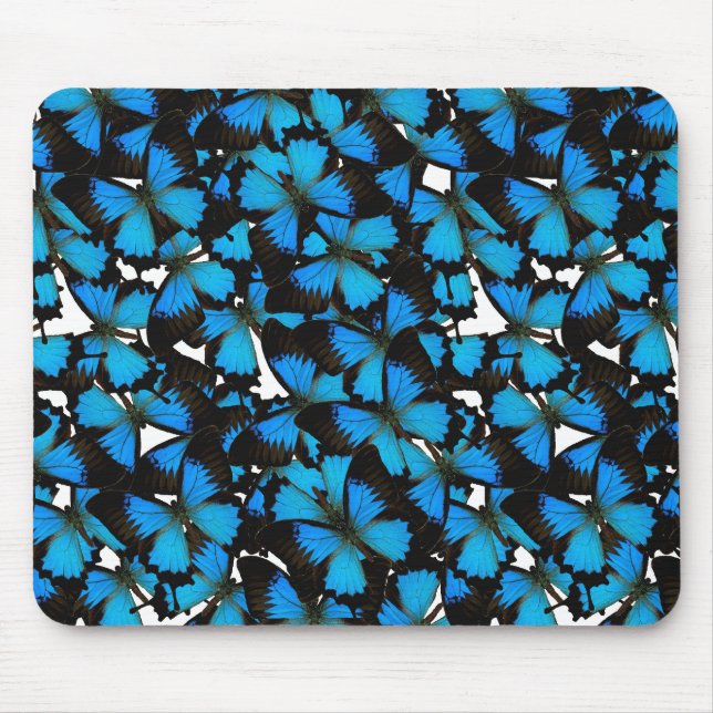 Blue Mountain Swallowtail Mouse Mat (Front)