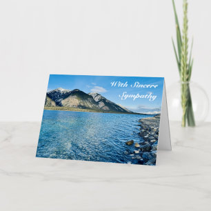 Blue Mountain Sympathy Folded Foil Greeting Card