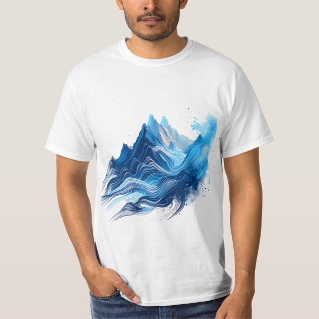 Blue mountain T-Shirt (Front)