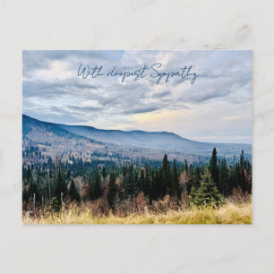 Blue Mountain View Deepest Sympathy Postcard