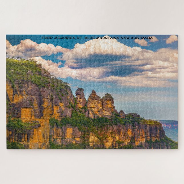 Blue Mountains Australia Jigsaw Puzzle (Horizontal)