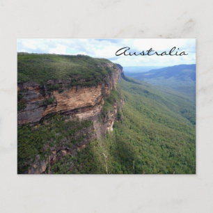 blue mountains australia postcard