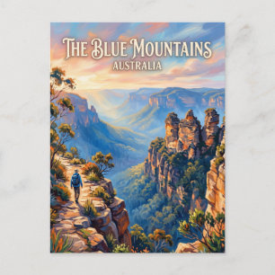 Blue Mountains Australia Postcard