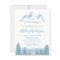 Blue Mountains Forest Bridal Shower Invitation