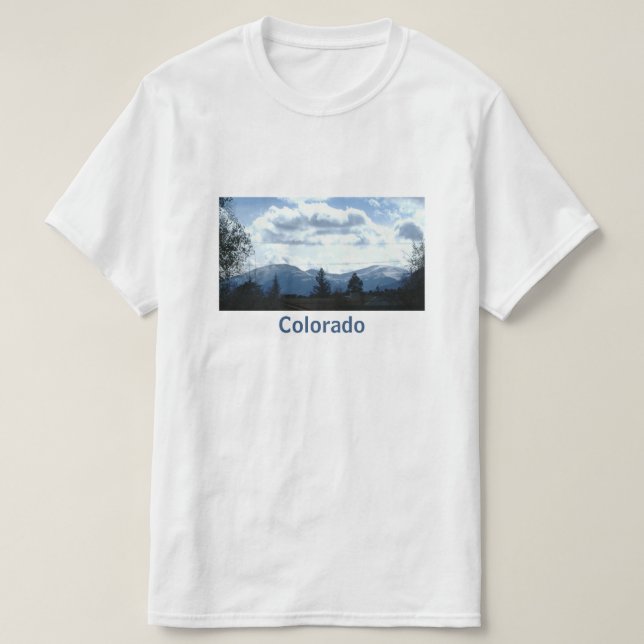 Blue Mountains in Colorado T-Shirt (Design Front)