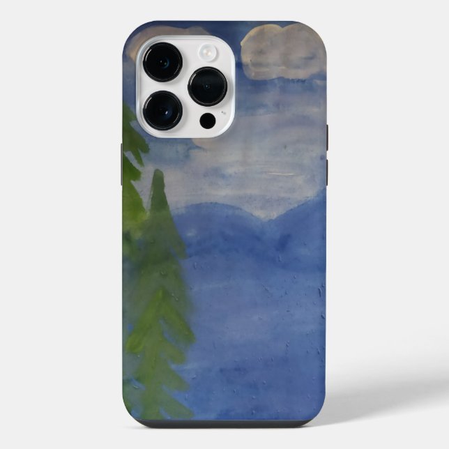 Blue Mountains  iPhone Case (Back)