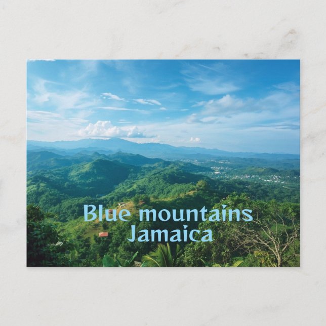 Blue mountains jamaica postcard (Front)