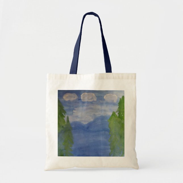 Blue Mountains Nature Tote Bag (Front)