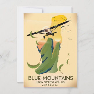 Blue Mountains New South Wales Australia Invitation