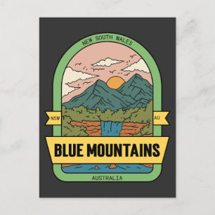 Blue Mountains NSW Australia Postcard