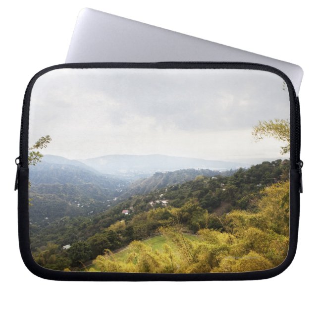 Blue Mountains over looking Kingston Laptop Sleeve (Front)