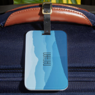 Blue Mountains Personalised  Luggage Tag