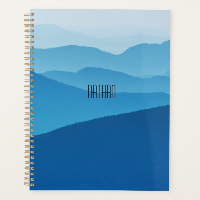 Blue Mountains Personalised   Planner (Front)