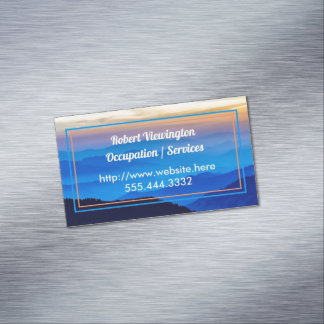 Blue Mountains Professional Services Magnetic Business Card