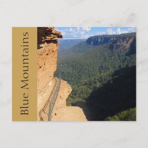 blue mountains trail postcard