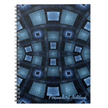 Blue Moves Personalised Notebook