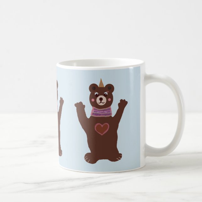 Blue Mug Bear Party (Right)