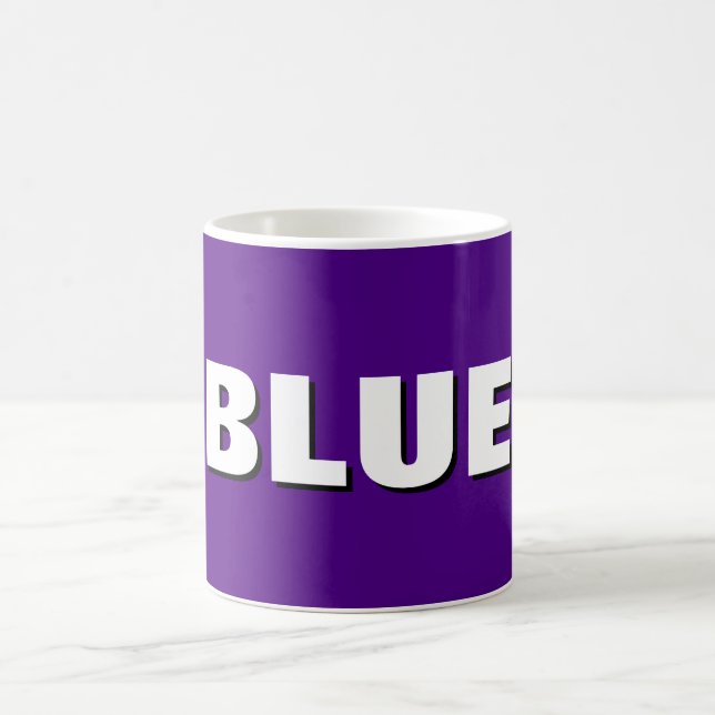 BLUE Mug – Calm, Cool & Caffeinated  (Center)