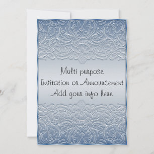 Blue Multi Purpose Invitation Announcement