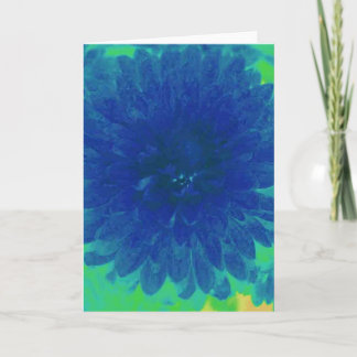 Blue Mum Greeting Card