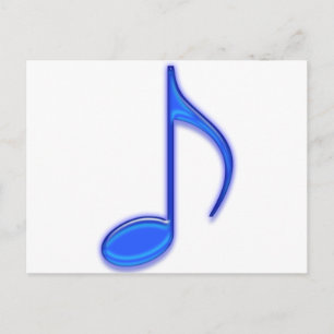 Blue Music Tools Postcard