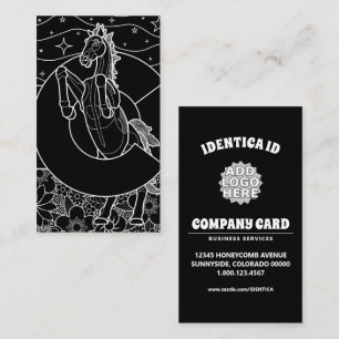 blue mustang of colorado business card