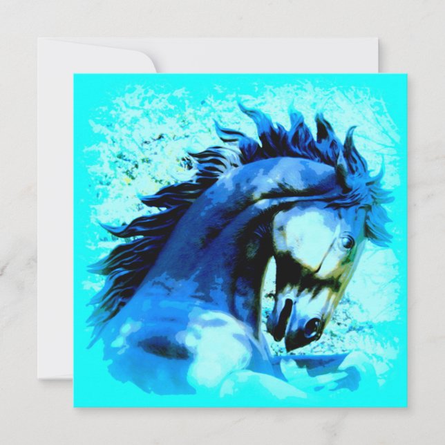 blue mustang stallion (Front)