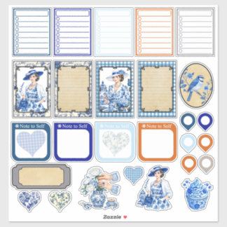 Blue n White Floral Beauty