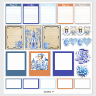 Blue n White Floral Beauty