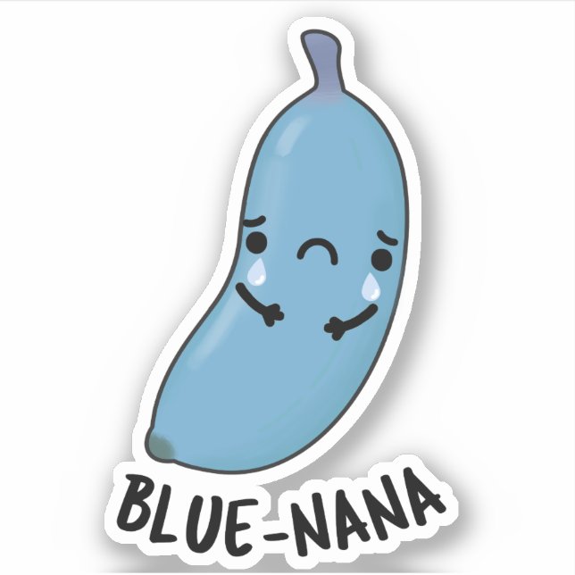Blue-nana Funny Banana Pun  (Front)