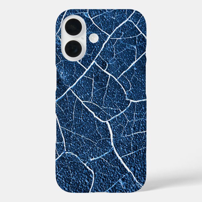 Blue Nature Abstract Pattern Case-Mate iPhone Case (Back)
