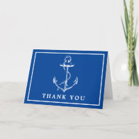 Blue Nautical Anchor Simple Photo