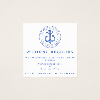 wedding registry insert