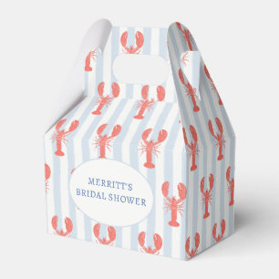 Blue Nautical Lobster Favour Boxes