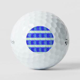 Blue Nautical Theme Golf Balls