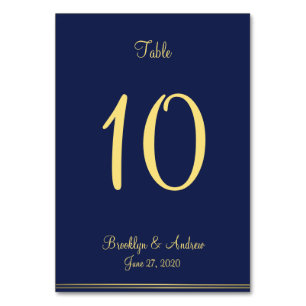 Blue Nautical Wedding Place Cards Table Cards