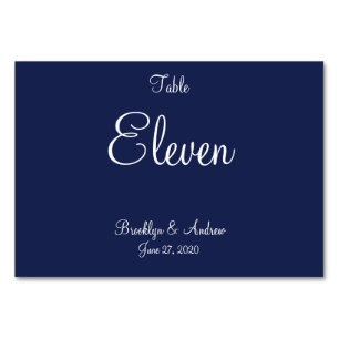 Blue Nautical Wedding Place Cards Table Cards