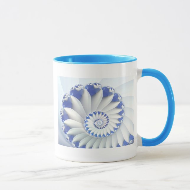 Blue Nautilus Mug (Right)