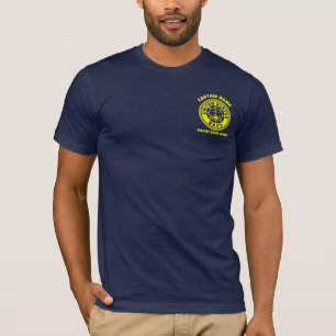 Blue navy Anchor nautical captain boat summer T-Shirt