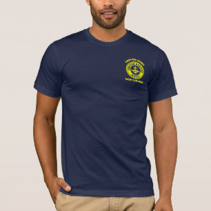 Blue navy Anchor nautical captain boat summer T-Shirt