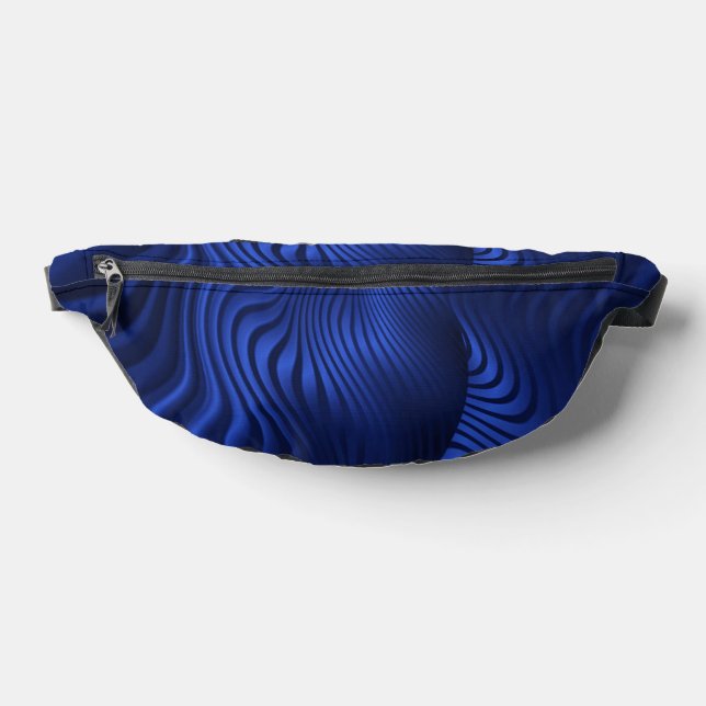 Blue Navy Decorative Fanny Pack (Lay Down)