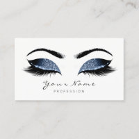 Blue Navy Makeup Artist Lashes Beauty Studio