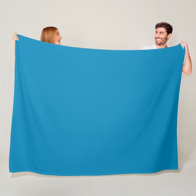 Blue (NCS)  (solid colour)   Fleece Blanket (In Situ)