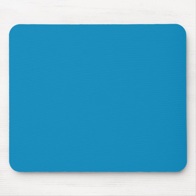 Blue (NCS) (solid colour)  Mouse Mat (Front)