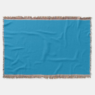 Blue (NCS) (solid colour) Throw Blanket