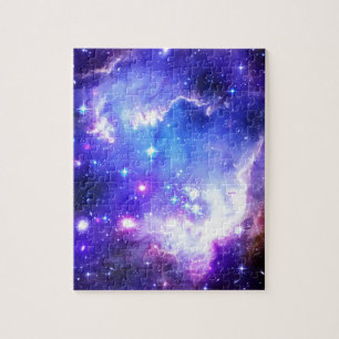 Blue Nebula Jigsaw Puzzle